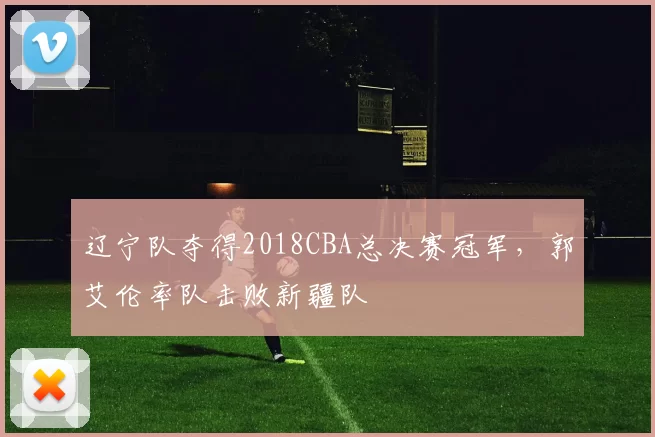 辽宁队夺得2018CBA总决赛冠军，郭艾伦率队击败新疆队