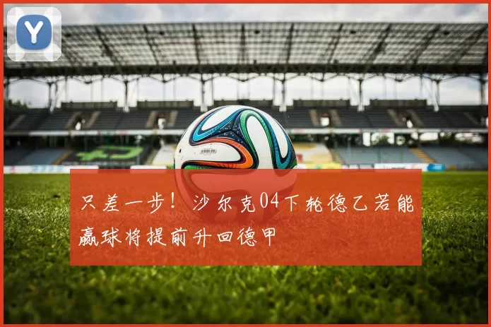 只差一步！沙尔克04下轮德乙若能赢球将提前升回德甲